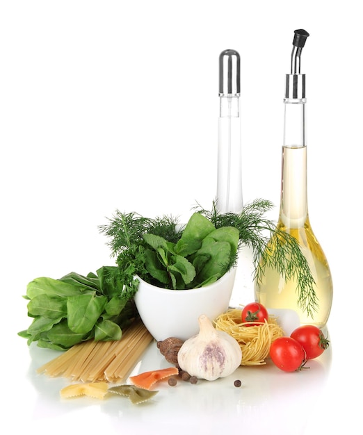 Składniki na blacie kuchennym